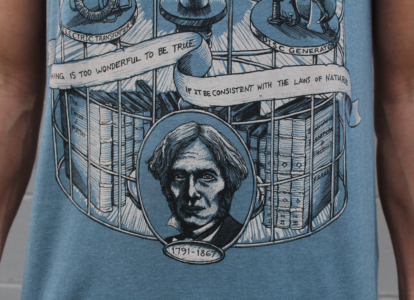 science tees, faraday