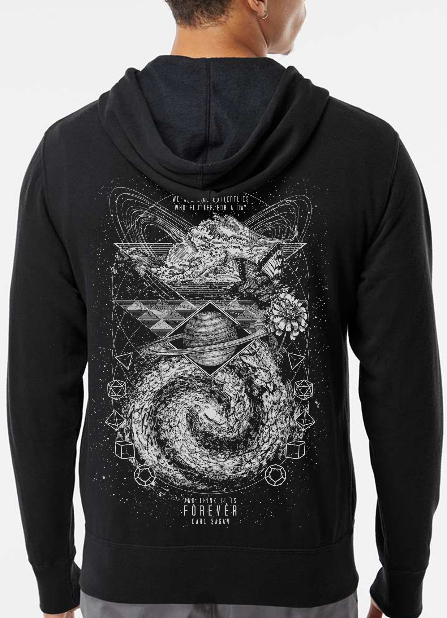 Sagan Quote Hoodie - Point 506