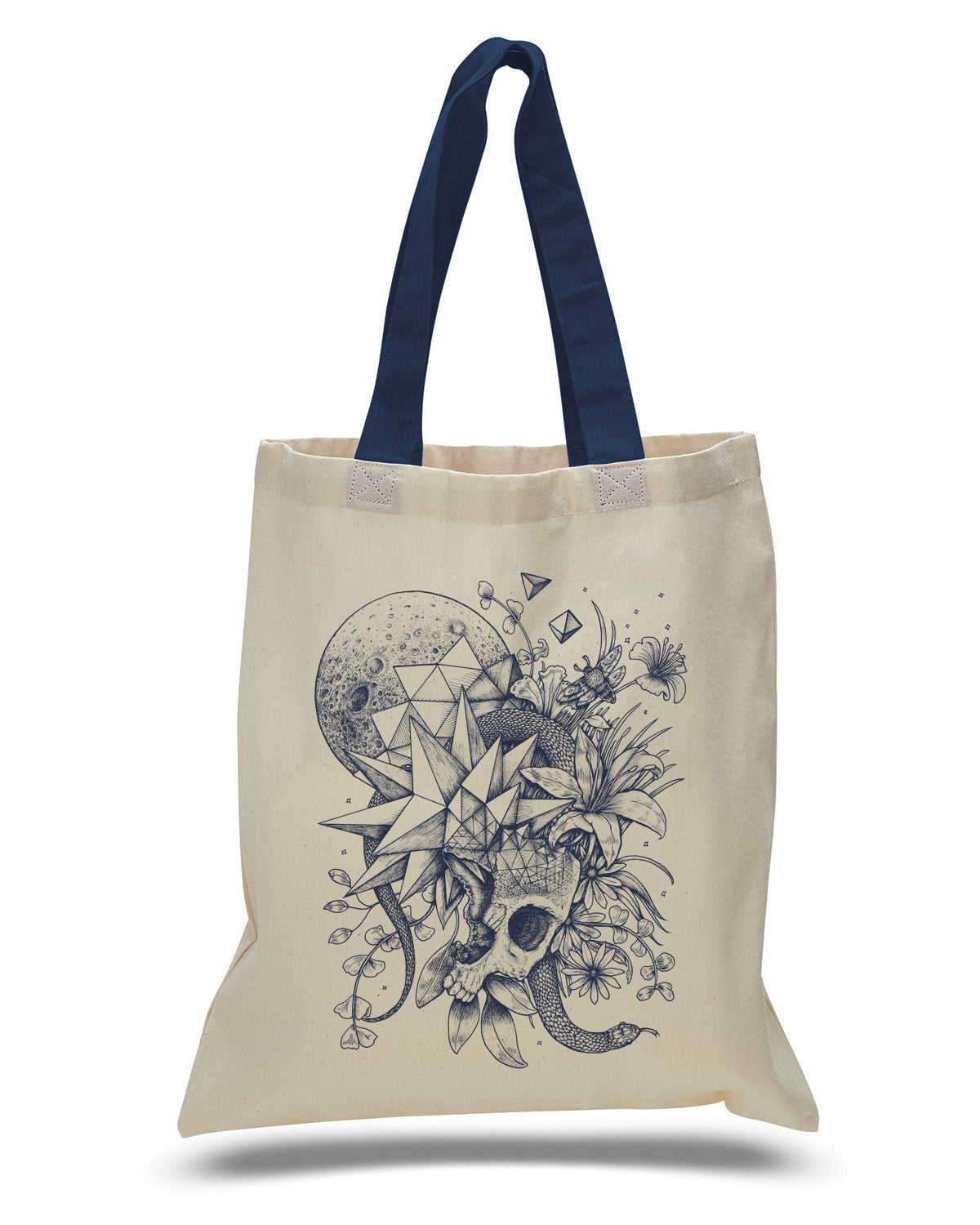 Fractal Skull Tote - Point 506