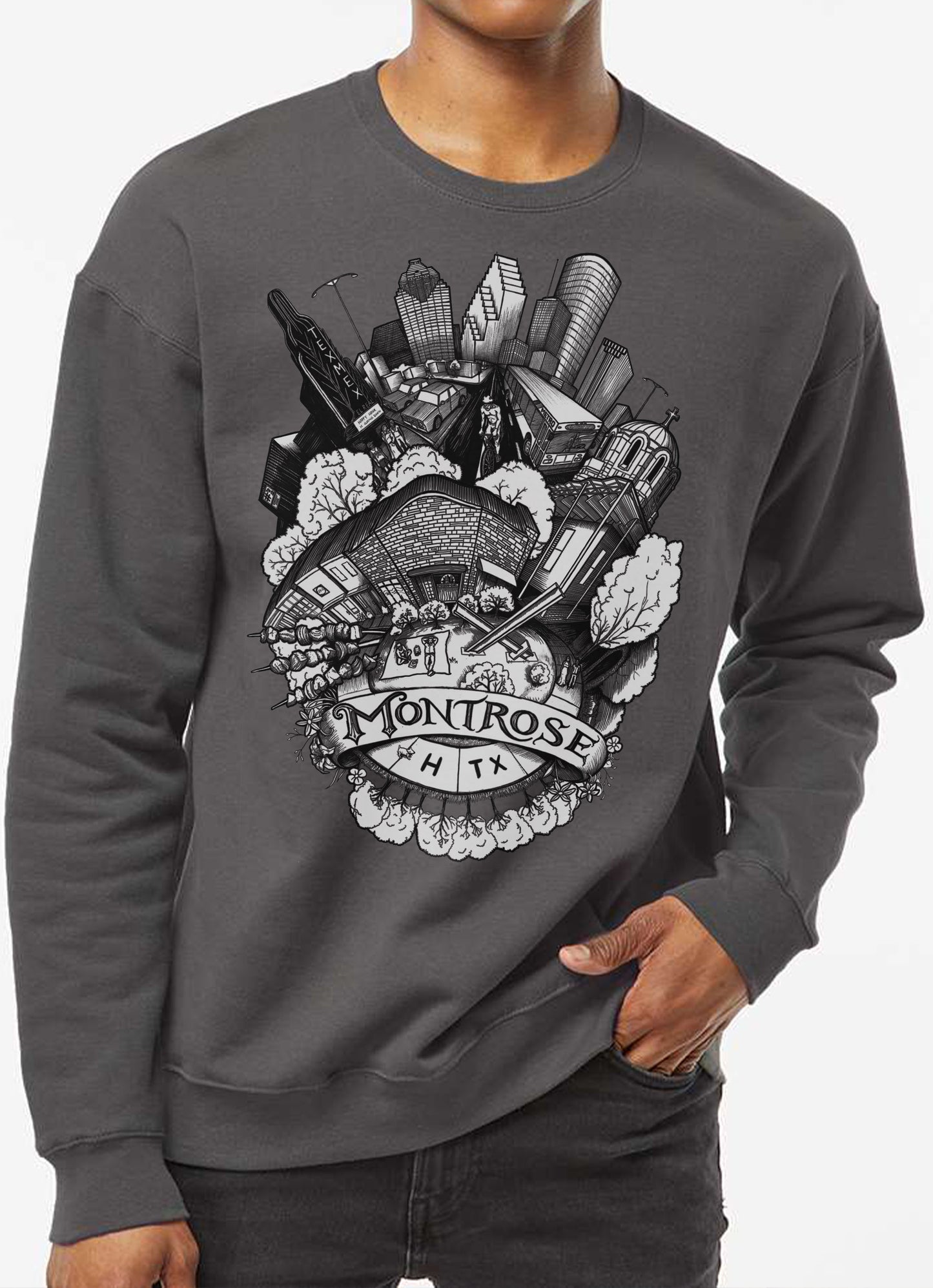 Montrose Houston TX Sweatshirt - Point 506
