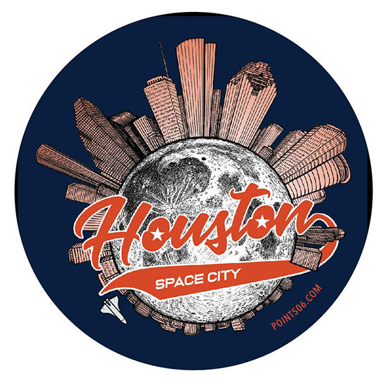 Space City Houston Sticker - Point 506