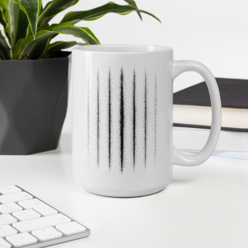 Double Slit Experiment Coffee Mug - Point 506