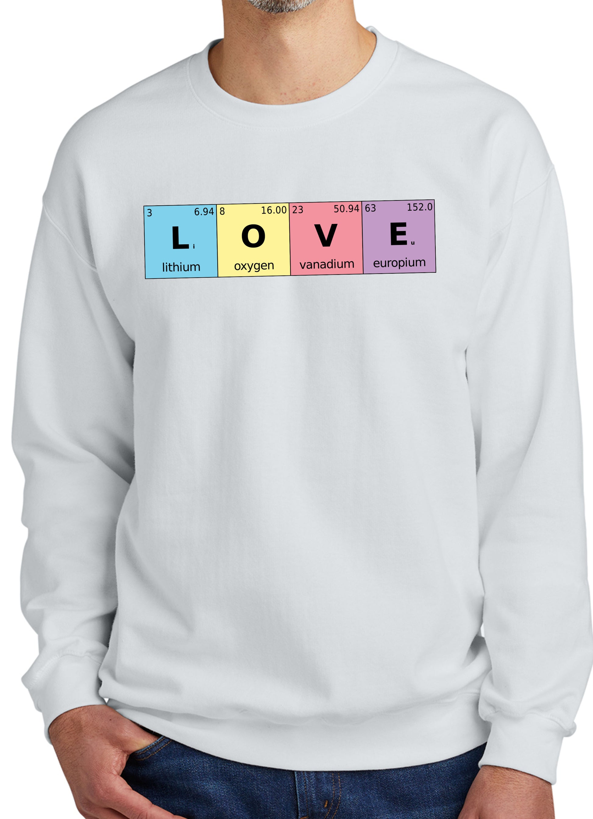 Periodic Table of Love Elements Sweatshirt - Point 506