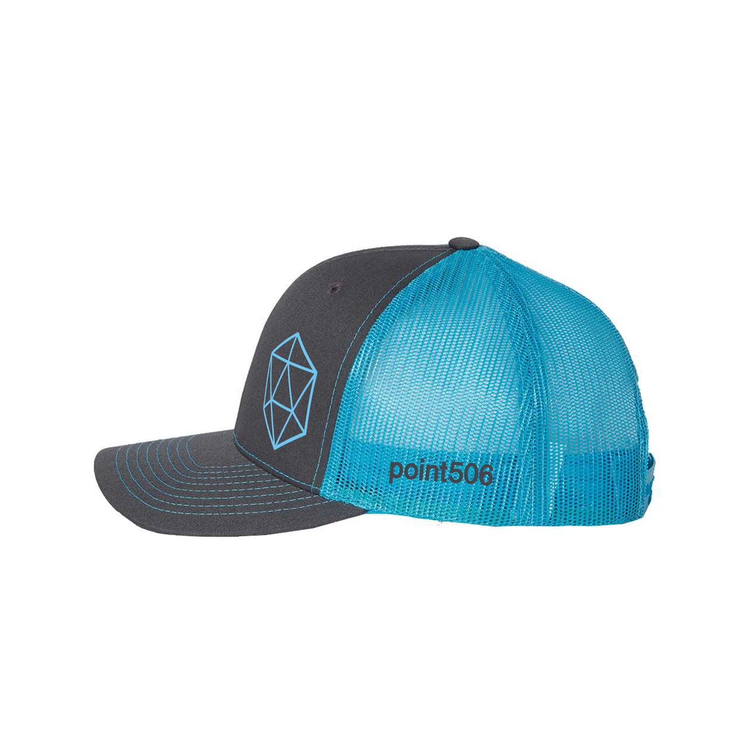 Icosahedron Snapback Trucker Cap - Point 506