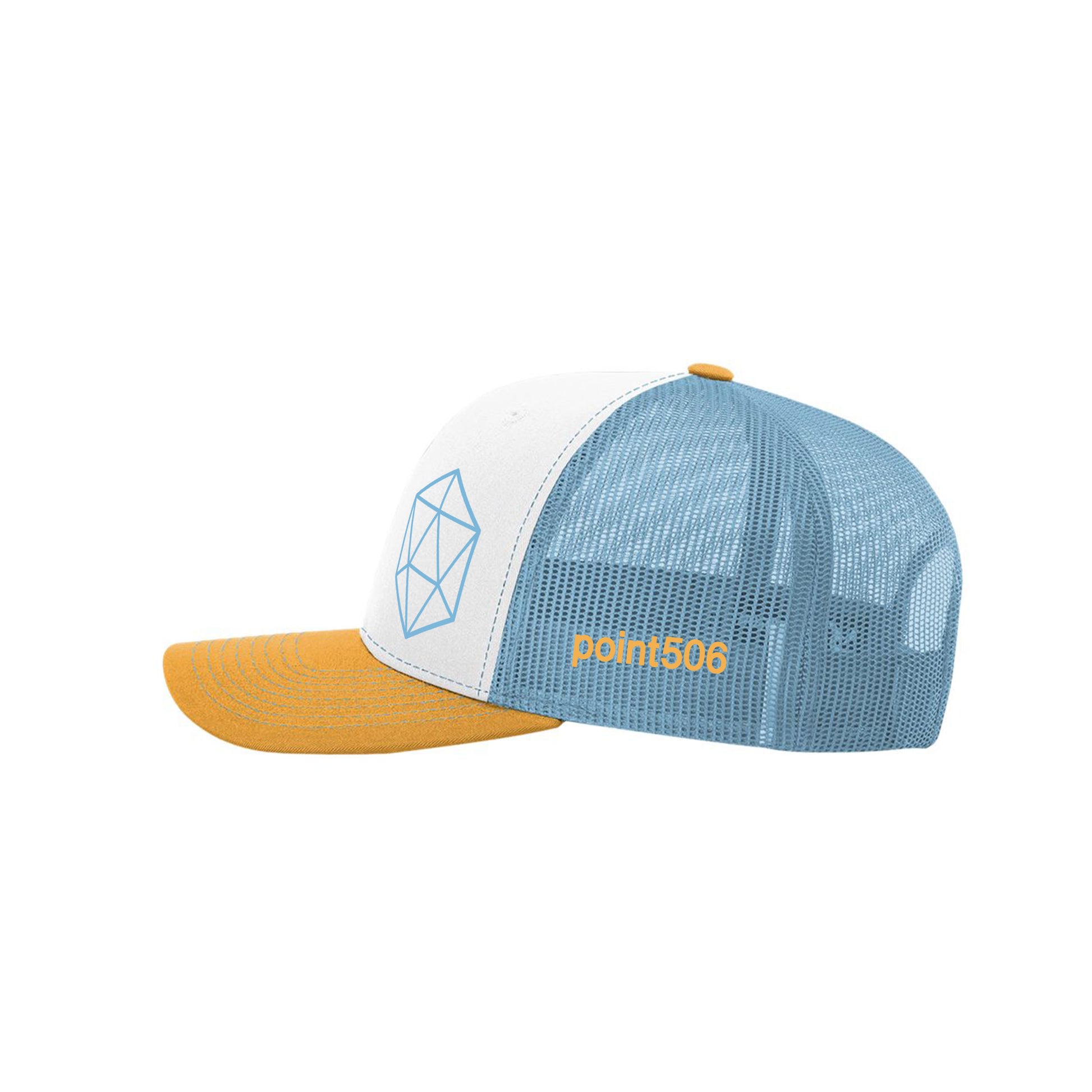 Icosahedron Snapback Trucker Cap - Point 506