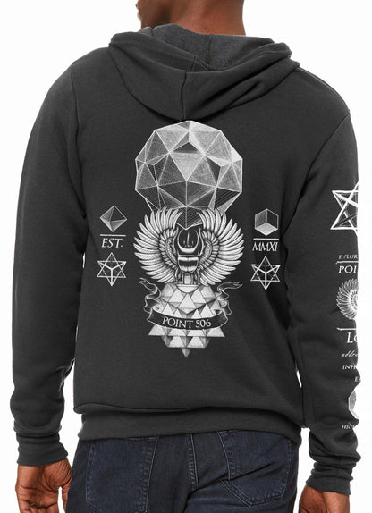 merkaba clothing, hoodie with beetle, hand illustrated clothes