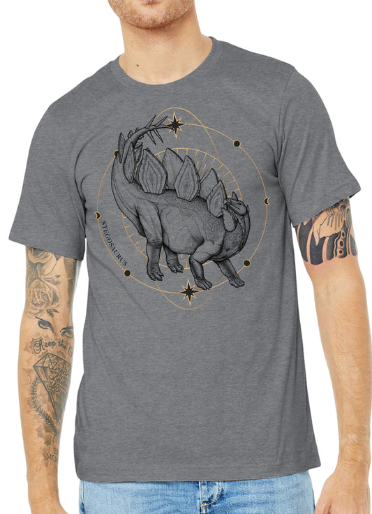 Stegosaurus tshirt, dinosaur shirt, prehistoric tshirt