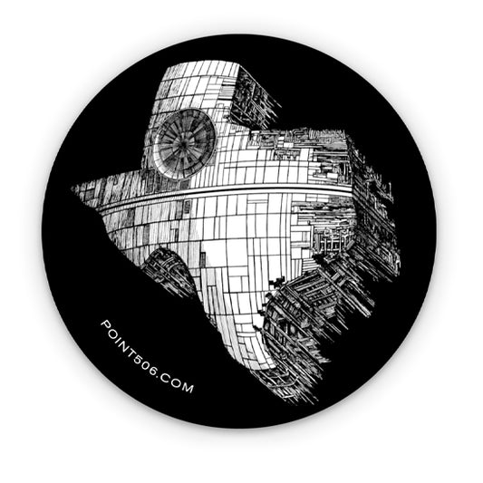 Texas Death Star Sticker - Point 506