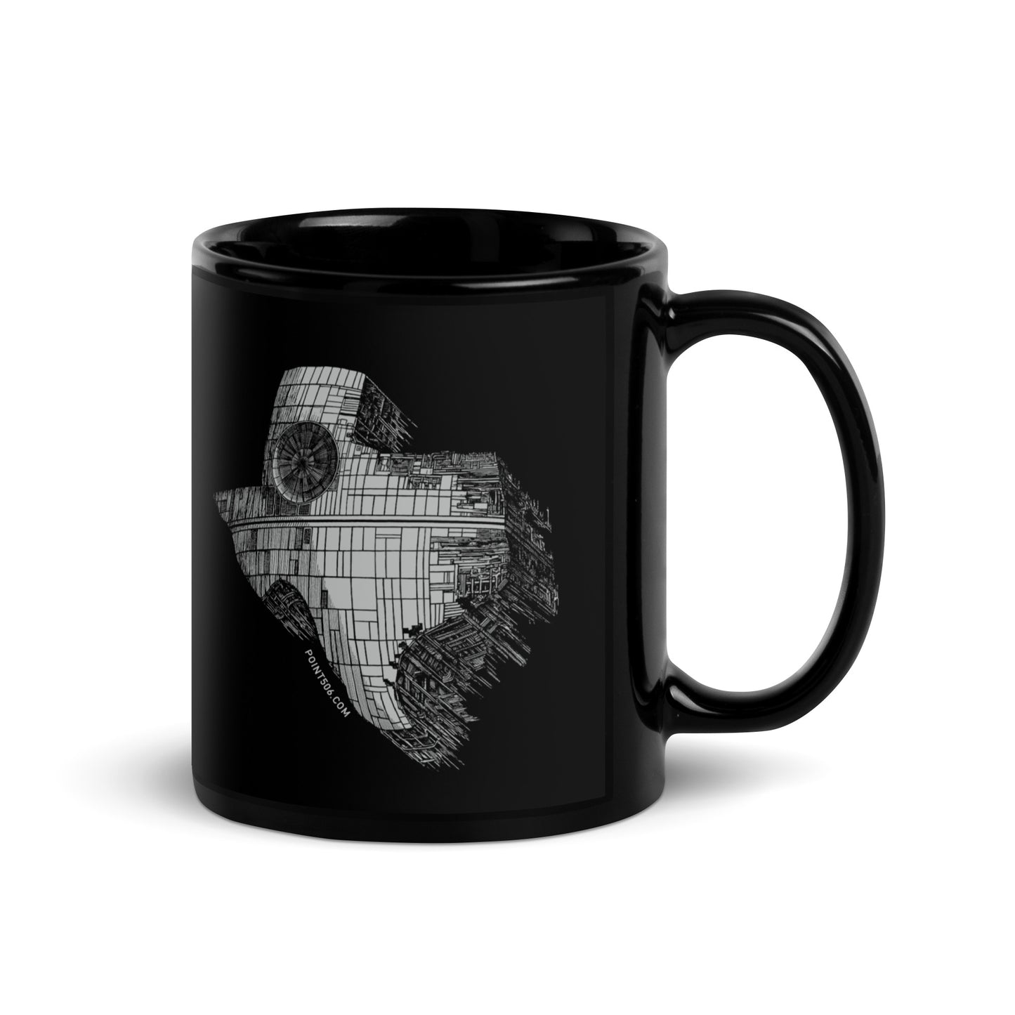 Texas Death Star mug, texas coffee mug, Star Wars mug, Star Wars coffee