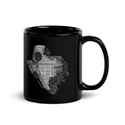 Texas Death Star mug, texas coffee mug, Star Wars mug, Star Wars coffee
