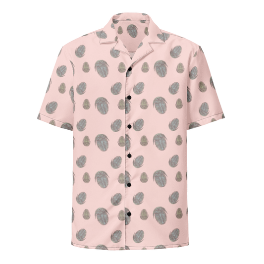Trilobite Pattern Unisex Button Up