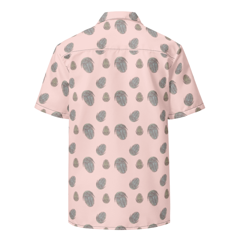 Trilobite Pattern Unisex button-up shirt
