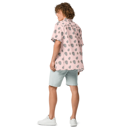 Trilobite Pattern Unisex button-up shirt