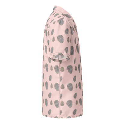 Trilobite Pattern Unisex button-up shirt