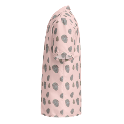 Trilobite Pattern Unisex button-up shirt