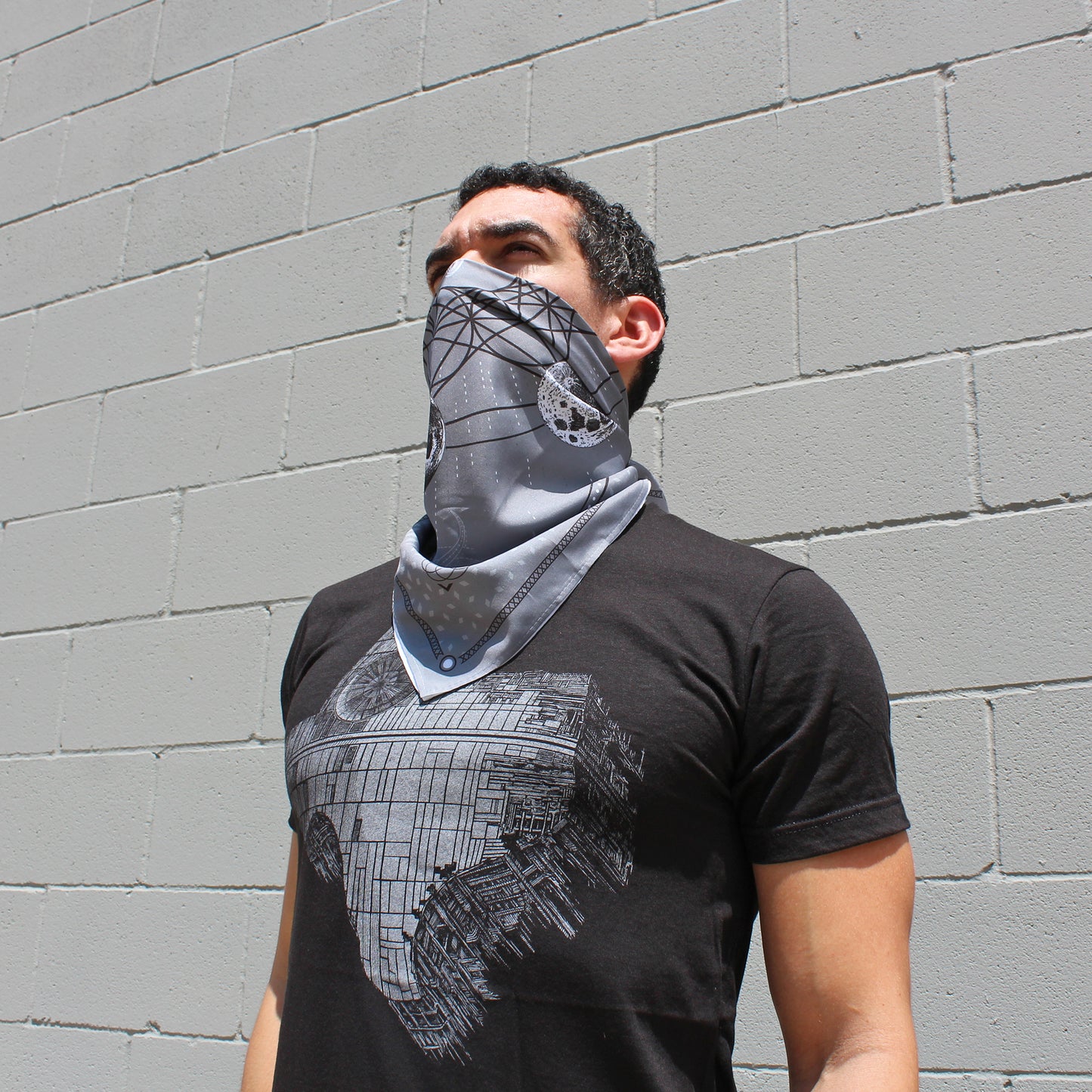 Moon Phases Metatron's Cube Bandana - Point 506