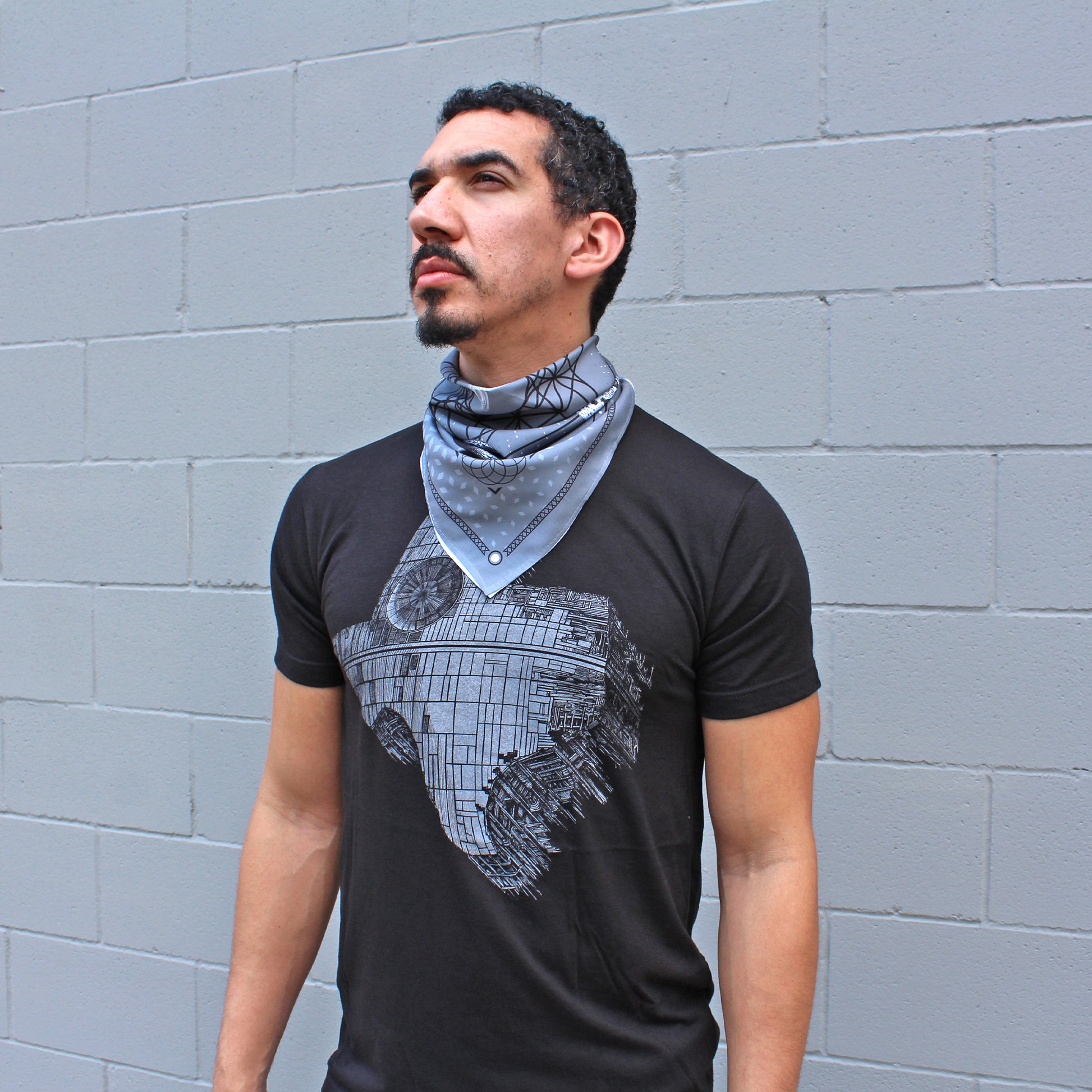 Moon Phases Metatron's Cube Bandana - Point 506