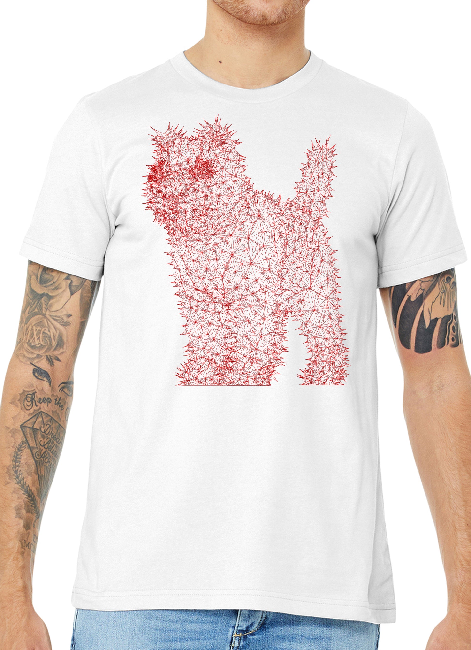 geometric cat, wireframe cat, cat tshirt, cat lovers