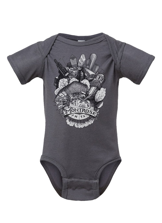 Montrose: Houston, Texas - Onsie - Point 506