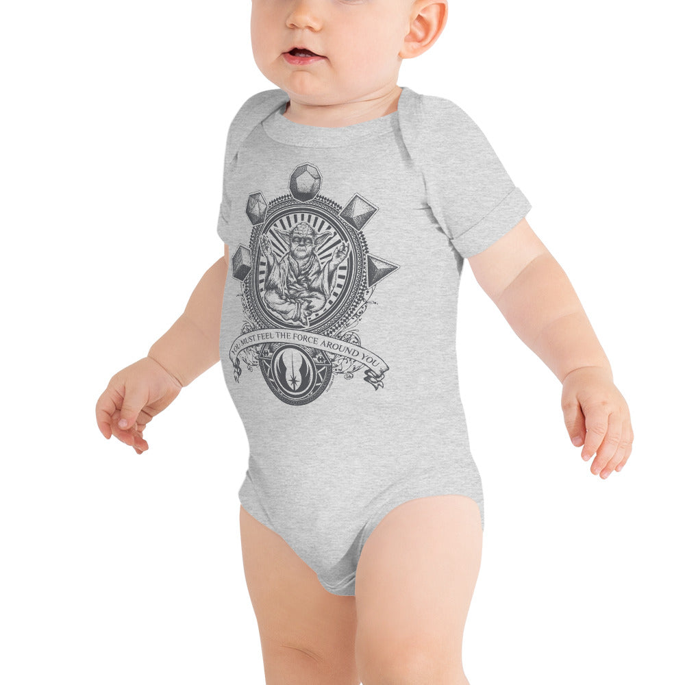 YODA Quote with Sacred Geometry Onesie - Point 506