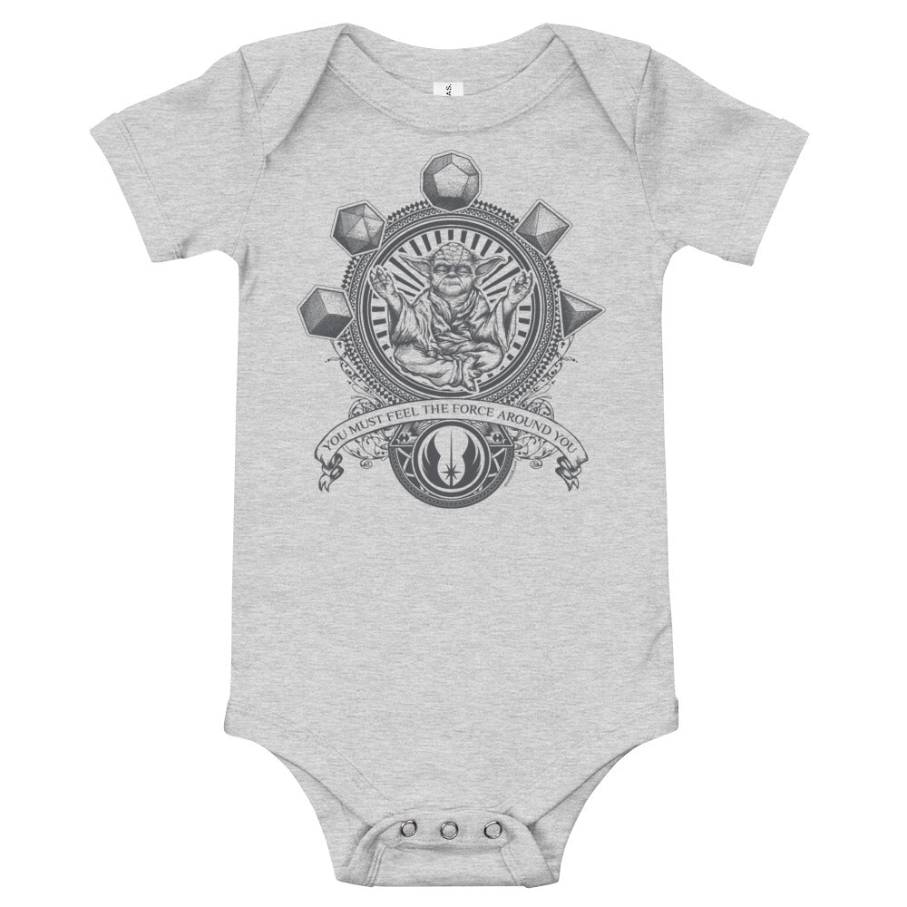 YODA Quote with Sacred Geometry Onesie - Point 506