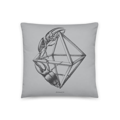 Octahedron - Throw Pillow - Point 506