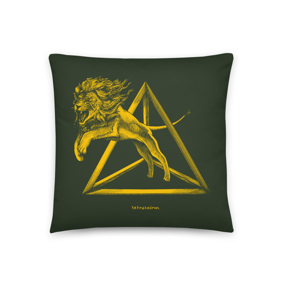 Tetrahedron - Throw Pillow - Point 506