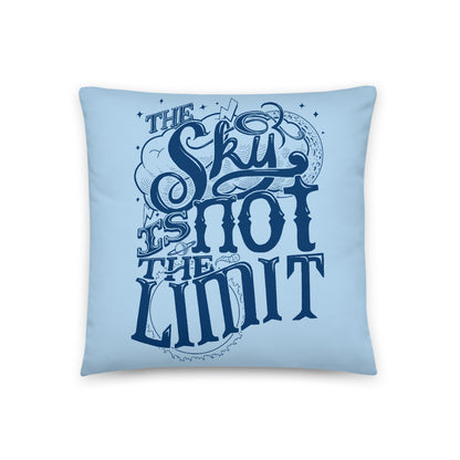 Sky is Not the Limit - Throw Pillow - Point 506