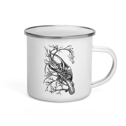 Beetle on Branch Enamel Mug - Point 506