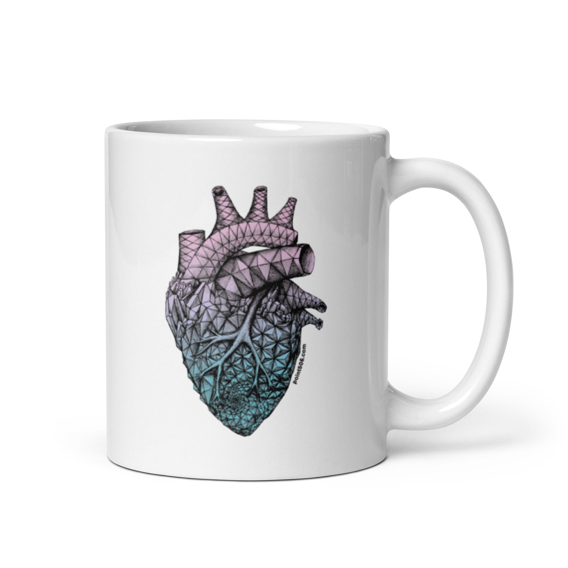 Tessellated Heart Mug - Point 506